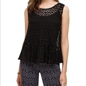 Anthropologie crochet vest/shirt